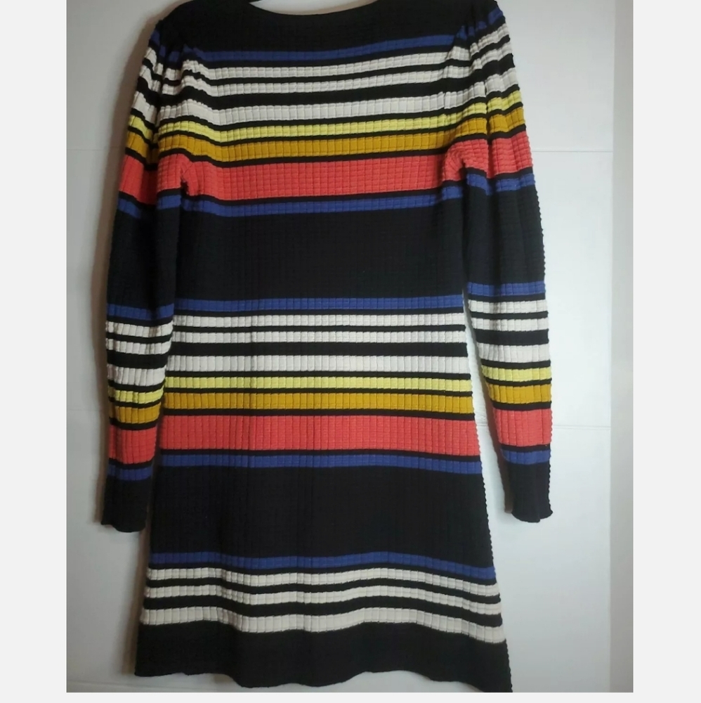 Free People Multicolor Stripes Mini Dress. - Picture 2 of 5